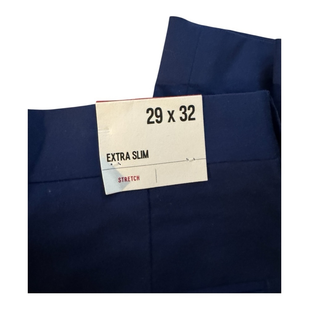 Express Men's Elegant Navy Dress Pants - Picture 4 of 7